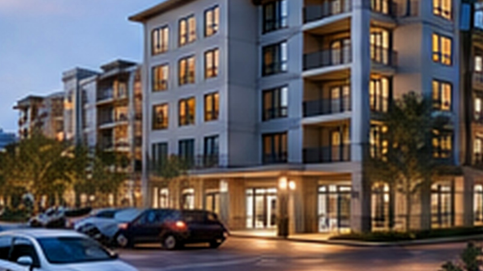 Apartment Community Parking Management environment with organized parking operations