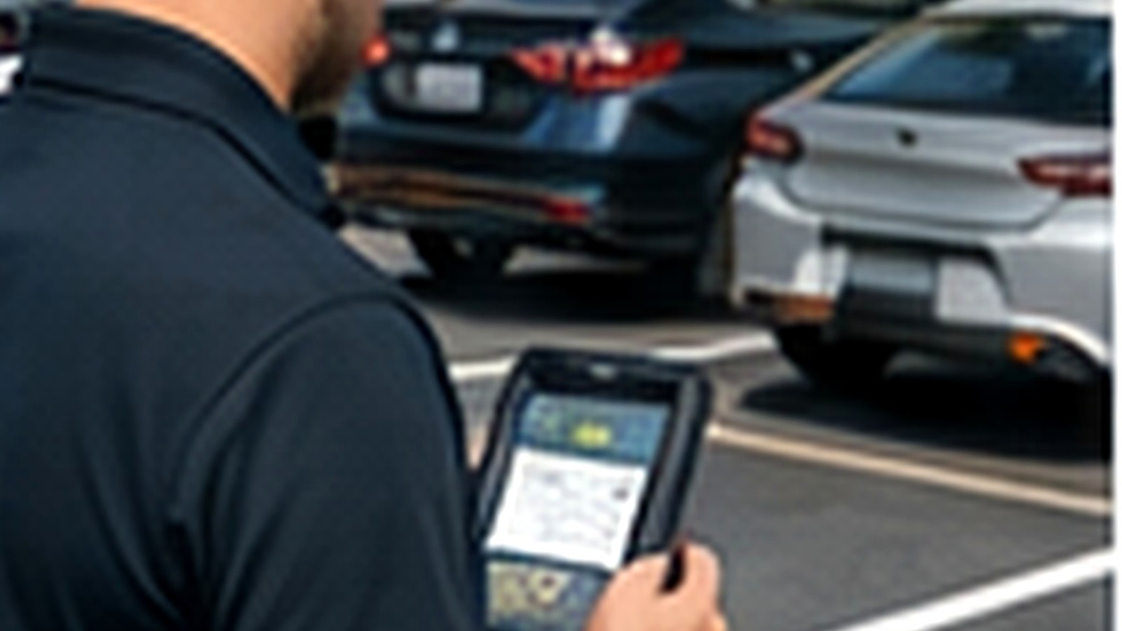 Mobile Parking Enforcement in a professional property parking environment