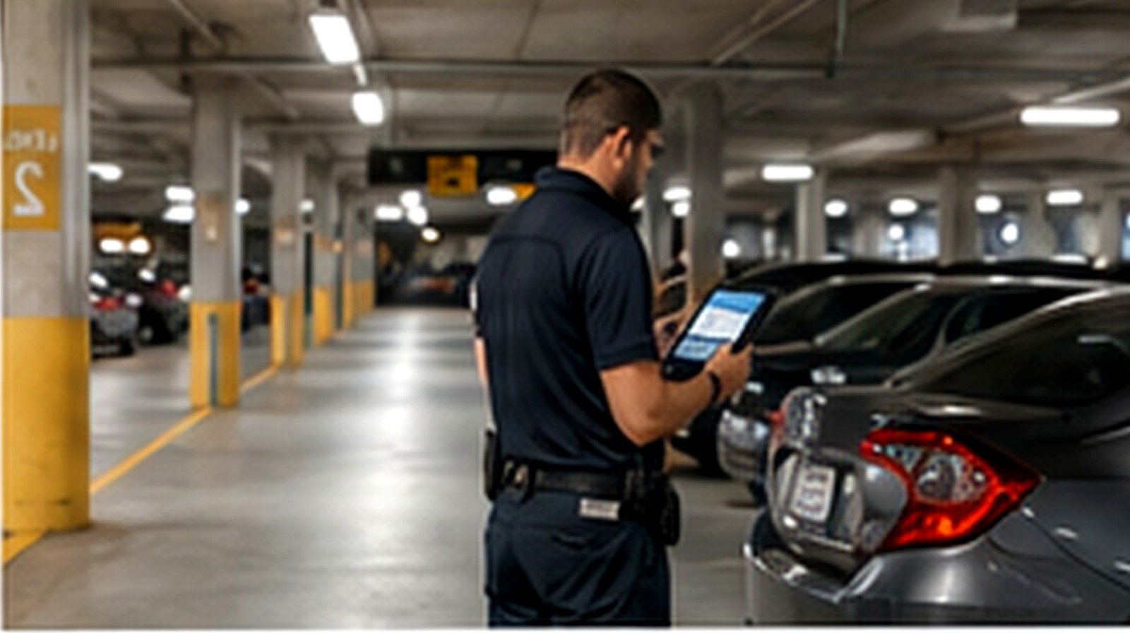Parking Enforcement Contractor Software environment with organized parking operations