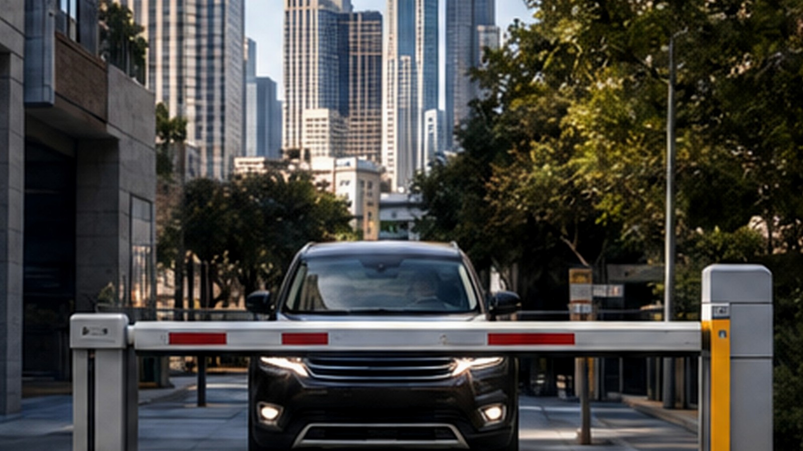 Vehicle Record Management in a professional property parking environment